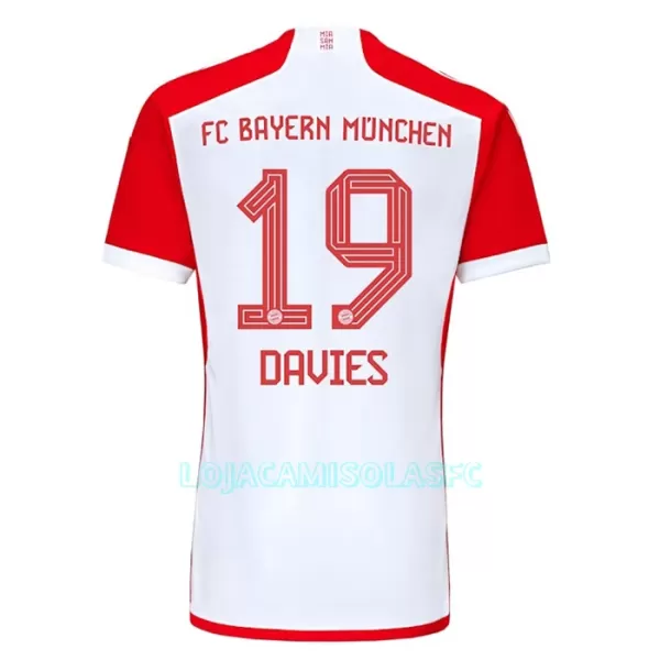 Camisola Bayern de Munique Alphonso Davies 19 Criança Equipamento 1ª 2023/24