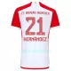 Camisola FC Bayern de Munique Lucas Hernandez 21 Homem Equipamento 1ª 2023/24