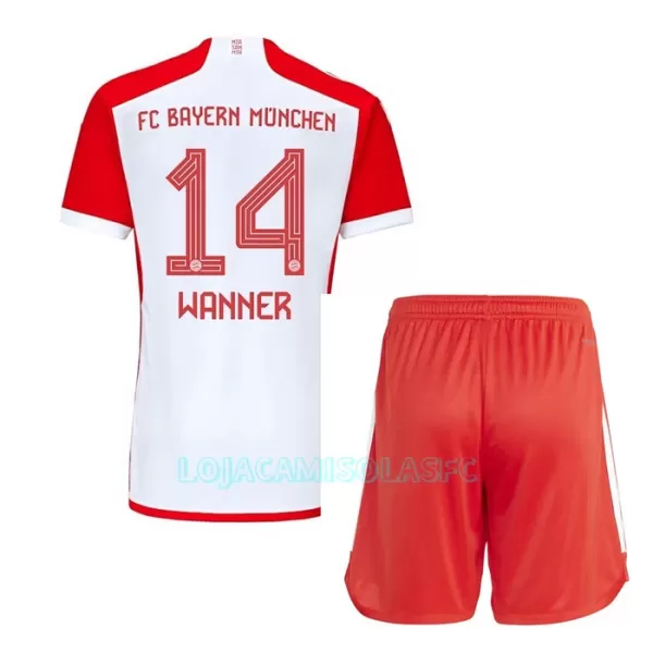 Camisola FC Bayern de Munique Wanner 14 Criança Equipamento 1ª 2023/24