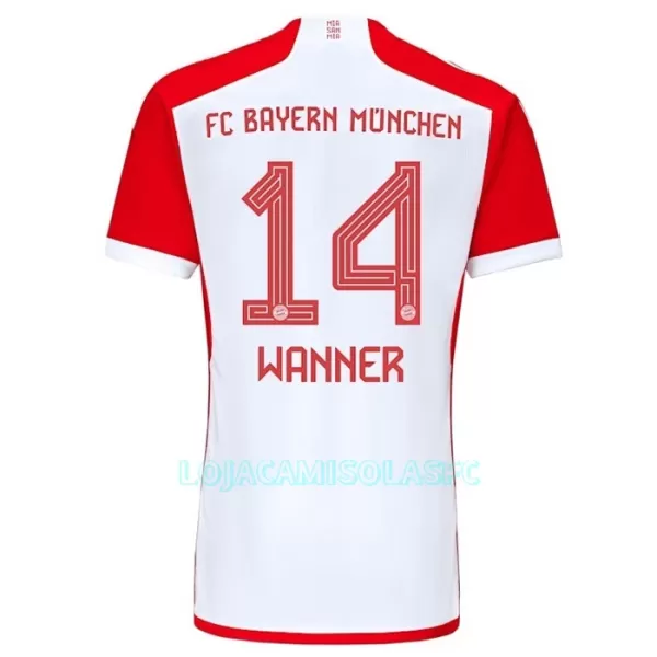 Camisola FC Bayern de Munique Wanner 14 Criança Equipamento 1ª 2023/24