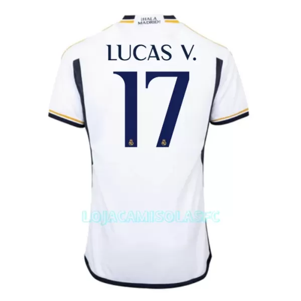 Camisola Real Madrid Lucas V. 17 Homem Equipamento 1ª 2023/24