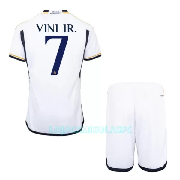 Camisola Real Madrid Vini Jr. 7 Criança Equipamento 1ª 2023/24