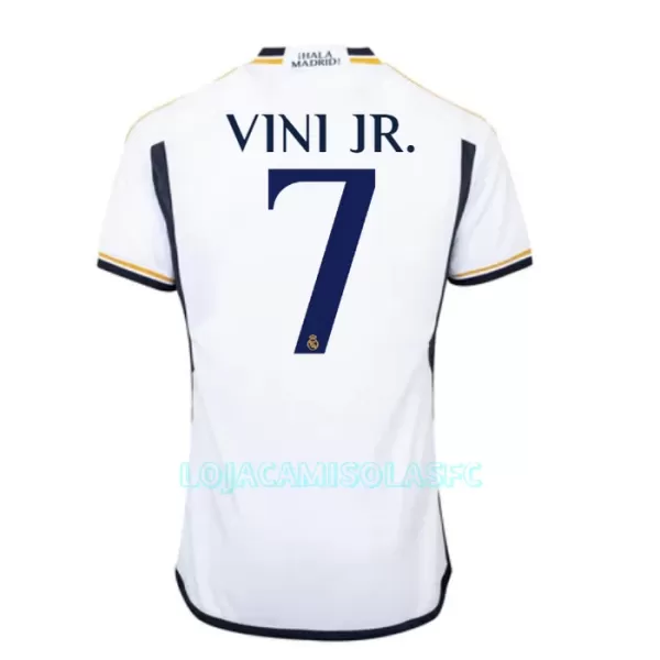 Camisola Real Madrid Vini Jr. 7 Criança Equipamento 1ª 2023/24