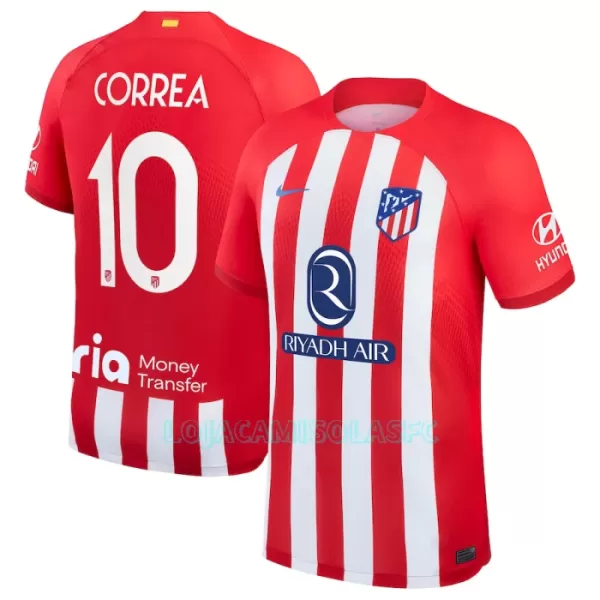 Camisola Atlético Madrid Correa 10 Homem Equipamento 1ª 2023/24