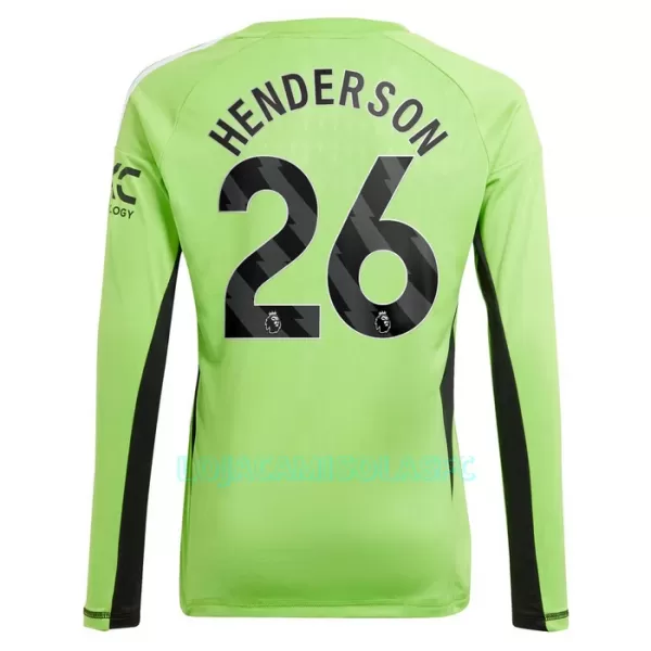 Camisola Guarda-Redes Manchester United Henderson 26 Homem Equipamento 1ª 2023/24 Manga Comprida