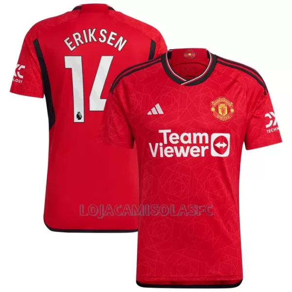 Camisola Manchester United Eriksen 14 Homem Equipamento 1ª 2023/24