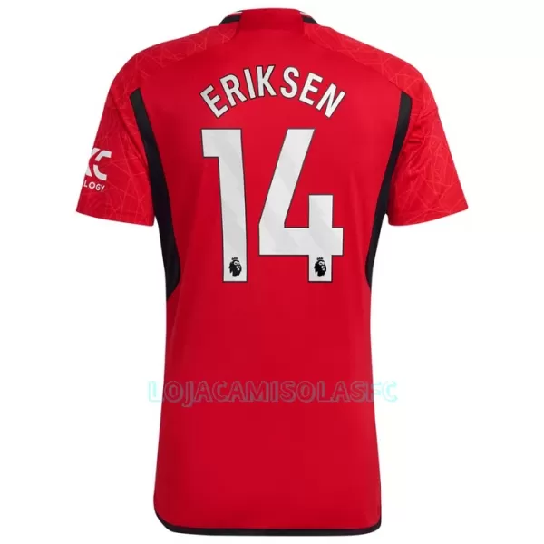 Camisola Manchester United Eriksen 14 Homem Equipamento 1ª 2023/24