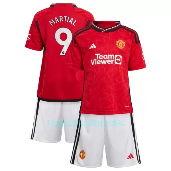 Camisola Manchester United Martial 9 Criança Equipamento 1ª 2023/24