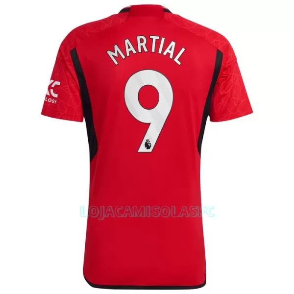 Camisola Manchester United Martial 9 Homem Equipamento 1ª 2023/24