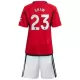 Camisola Manchester United Shaw 23 Criança Equipamento 1ª 2023/24