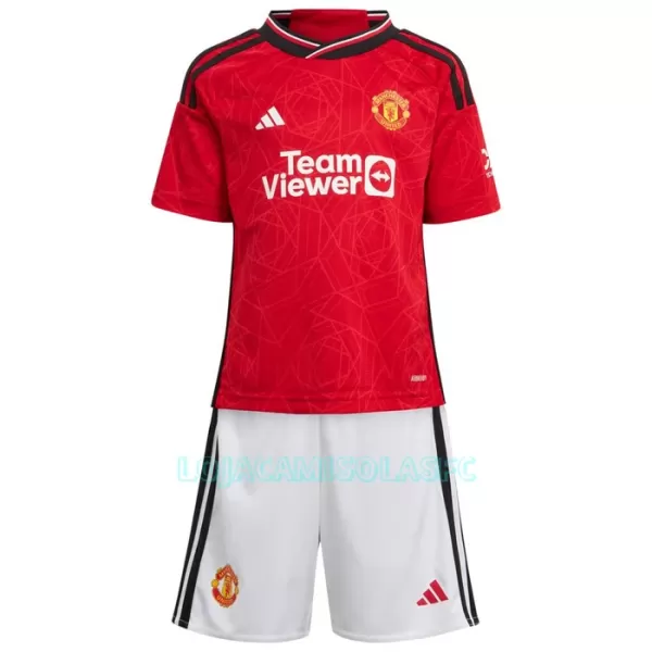 Camisola Manchester United Wan-Bissaka 29 Criança Equipamento 1ª 2023/24