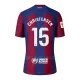 Camisola FC Barcelona Christensen 15 Homem Equipamento 1ª 2023/24