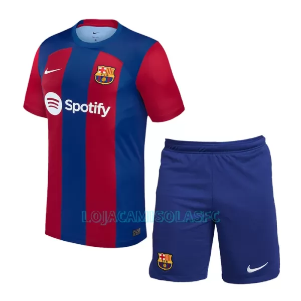 Camisola FC Barcelona Criança Equipamento 1ª 2023/24