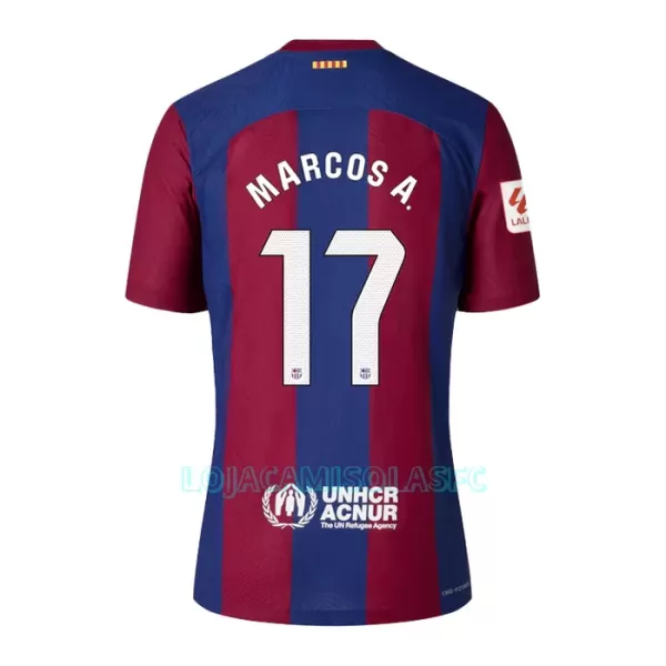 Camisola FC Barcelona Marcos A. 17 Homem Equipamento 1ª 2023/24