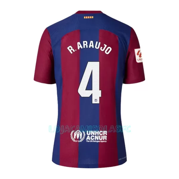 Camisola FC Barcelona R. Araujo 4 Criança Equipamento 1ª 2023/24