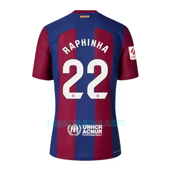 Camisola FC Barcelona Raphinha 22 Criança Equipamento 1ª 2023/24