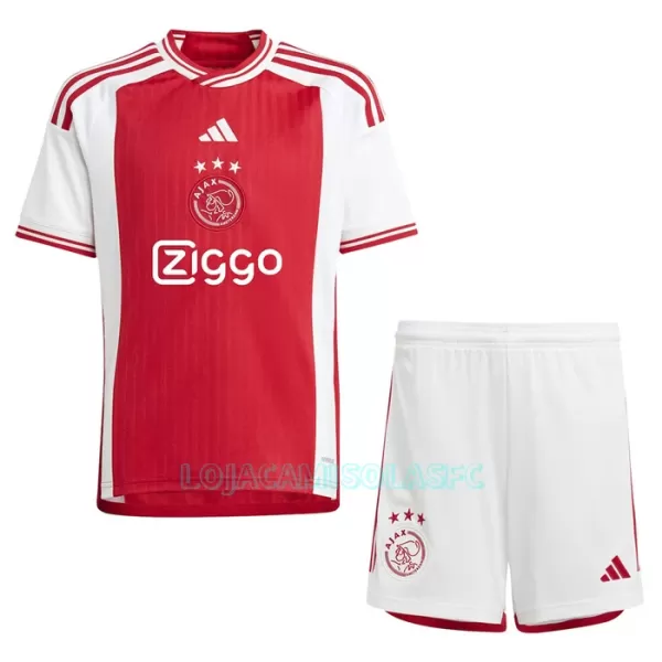 Camisola Ajax Amsterdam Criança Equipamento 1ª 2023/24
