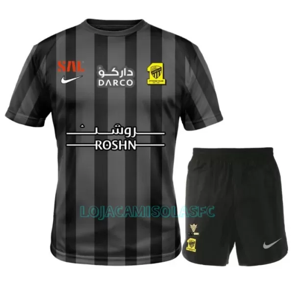 Camisola Al Ittihad Criança Equipamento 2ª 2022/23