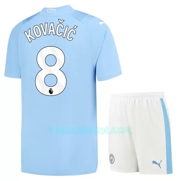 Camisola Manchester City Kovacic 8 Criança Equipamento 1ª 2023/24