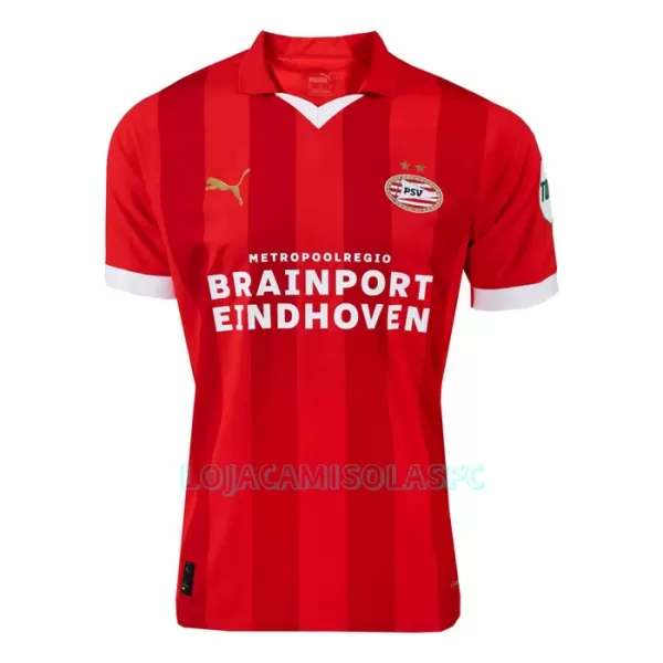 Camisola PSV Eindhoven Criança Equipamento 1ª 2023/24