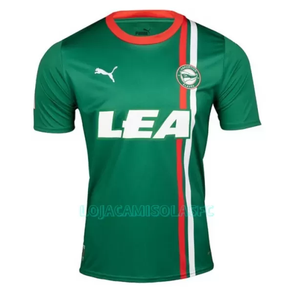 Camisola Deportivo Alavés Homem Equipamento 2ª 2023/24