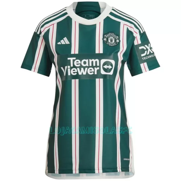 Camisola Manchester United Mulher Equipamento 2ª 2023/24