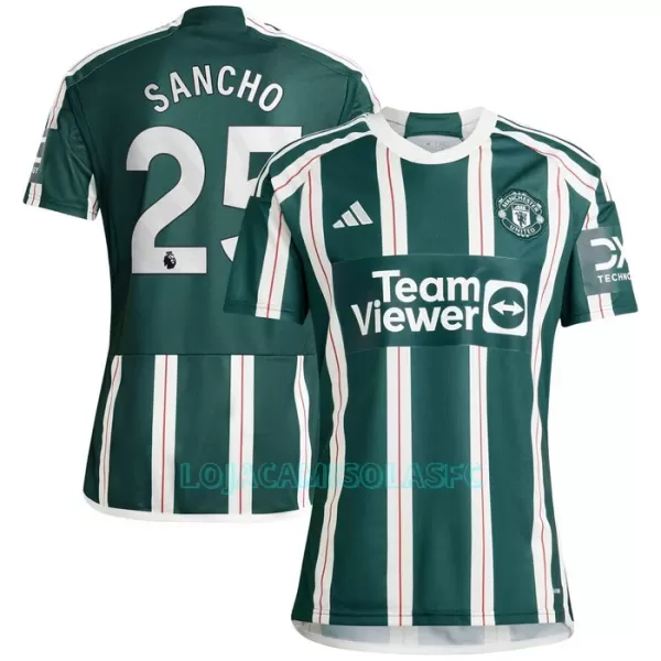 Camisola Manchester United Sancho 25 Homem Equipamento 2ª 2023/24