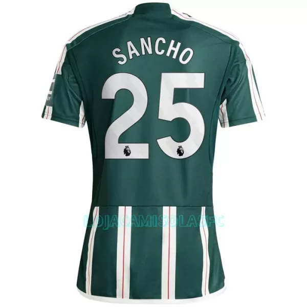 Camisola Manchester United Sancho 25 Homem Equipamento 2ª 2023/24