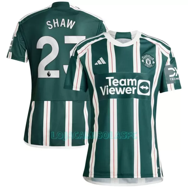 Camisola Manchester United Shaw 23 Homem Equipamento 2ª 2023/24