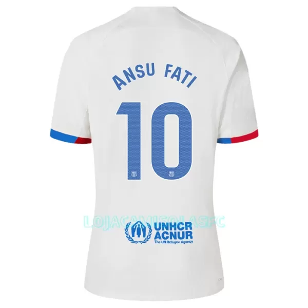 Camisola FC Barcelona Ansu Fati 10 Homem Equipamento 2ª 2023/24