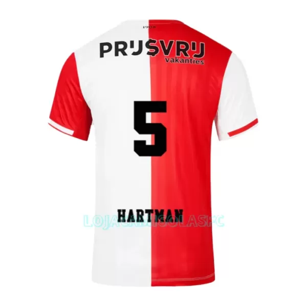 Camisola Feyenoord Hartman 5 Homem Equipamento 1ª 2023/24