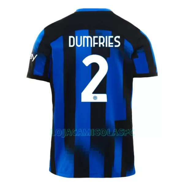 Camisola Inter Milan Dumfries 2 Homem Equipamento 1ª 2023/24