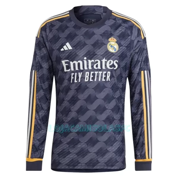 Camisola Manga Comprida Real Madrid Homem Equipamento 2ª 2023/24