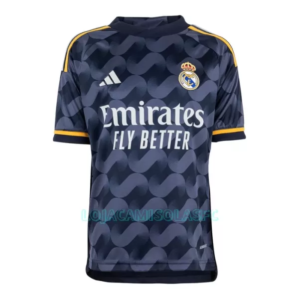 Camisola Real Madrid Criança Equipamento 2ª 2023/24