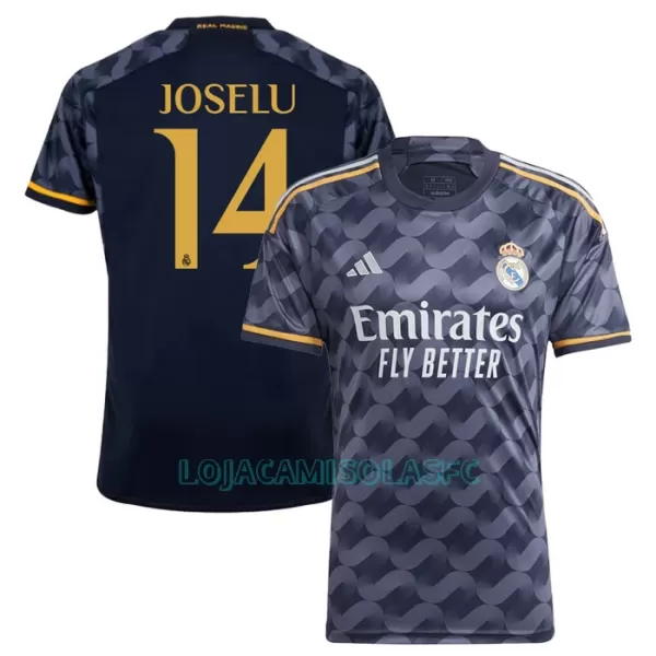 Camisola Real Madrid Joselu 14 Homem Equipamento 2ª 2023/24