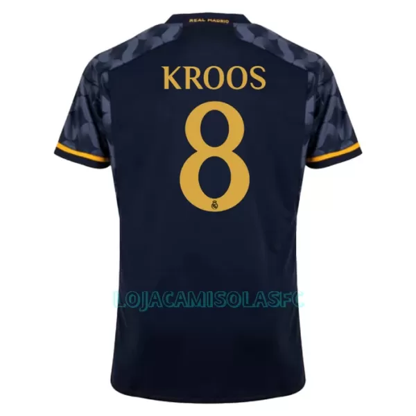 Camisola Real Madrid Kroos 8 Homem Equipamento 2ª 2023/24