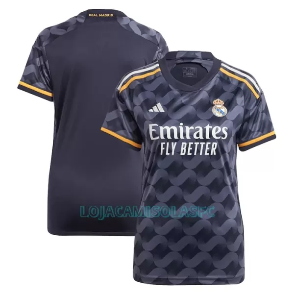 Camisola Real Madrid Mulher Equipamento 2ª 2023/24