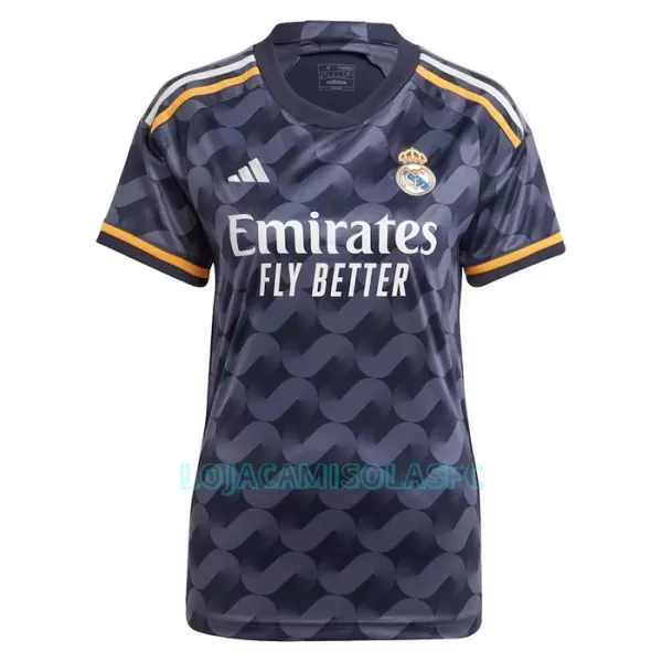 Camisola Real Madrid Mulher Equipamento 2ª 2023/24