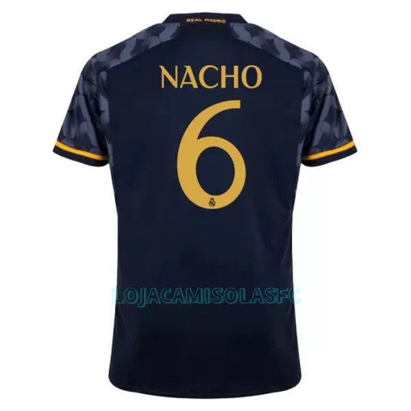 Camisola Real Madrid Nacho 6 Homem Equipamento 2ª 2023/24