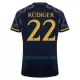 Camisola Real Madrid Rudiger 22 Homem Equipamento 2ª 2023/24