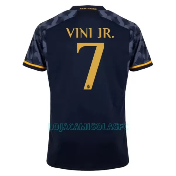 Camisola Real Madrid Vini Jr. 7 Homem Equipamento 2ª 2023/24