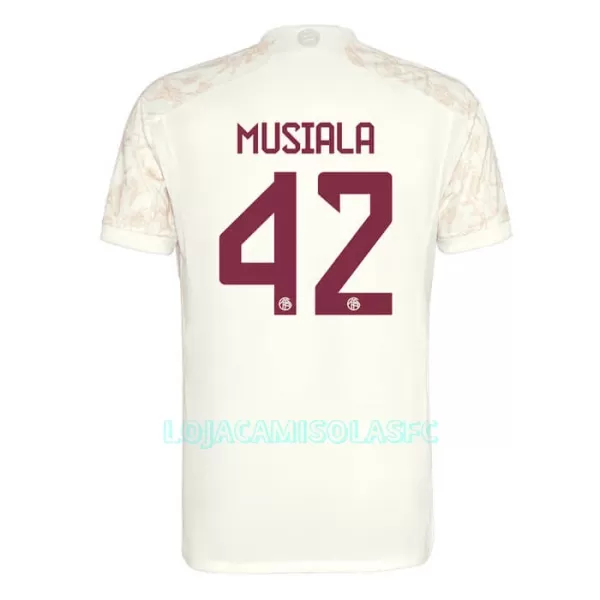 Camisola FC Bayern de Munique Musiala 42 Champions League Homem Equipamento 3ª 2023/24