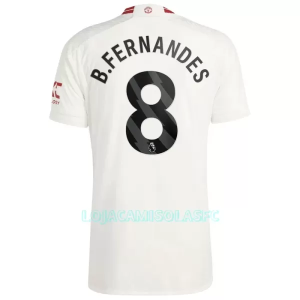 Camisola Manchester United Bruno Fernandes 8 Homem Equipamento 3ª 2023/24