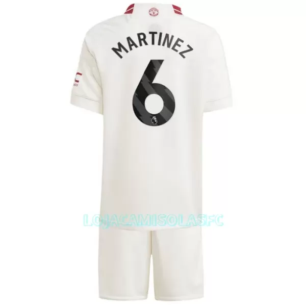 Camisola Manchester United Martinez 6 Criança Equipamento 3ª 2023/24