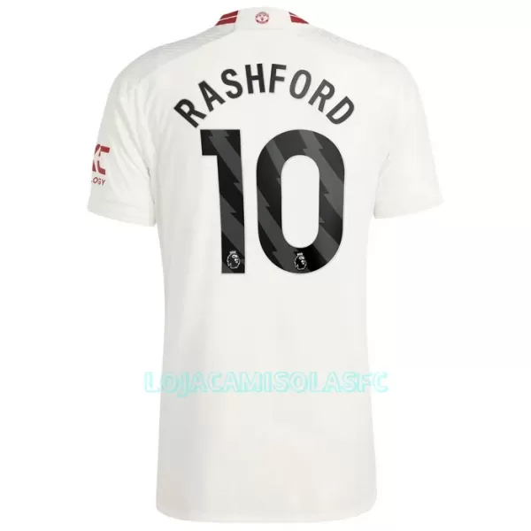 Camisola Manchester United Rashford 10 Homem Equipamento 3ª 2023/24