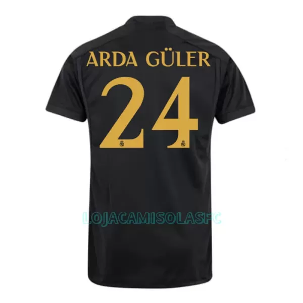 Camisola Real Madrid Arda Guler 24 Homem Equipamento 3ª 2023/24