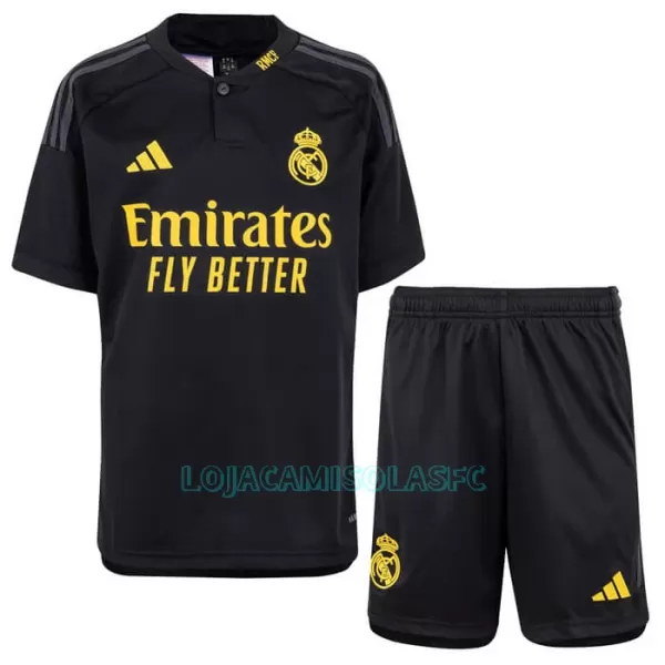 Camisola Real Madrid Criança Equipamento 3ª 2023/24