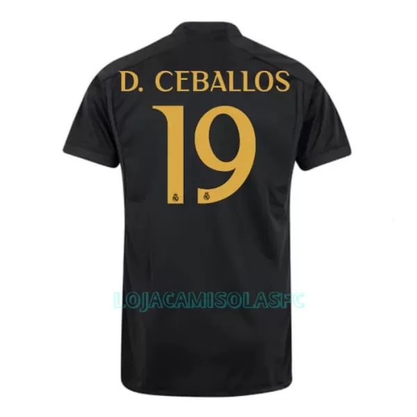 Camisola Real Madrid D. Ceballos 19 Homem Equipamento 3ª 2023/24