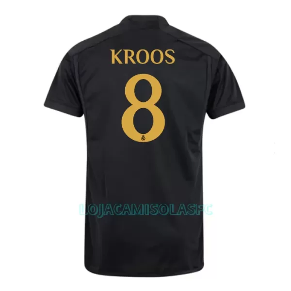 Camisola Real Madrid Kroos 8 Homem Equipamento 3ª 2023/24