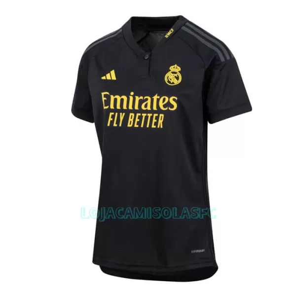 Camisola Real Madrid Mulher Equipamento 3ª 2023/24